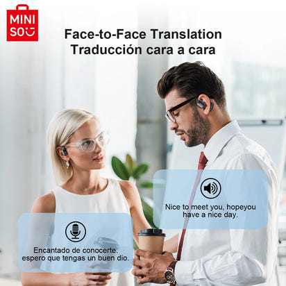 Audífonos Inalámbricos con Traducción IA Sin Pantalla™